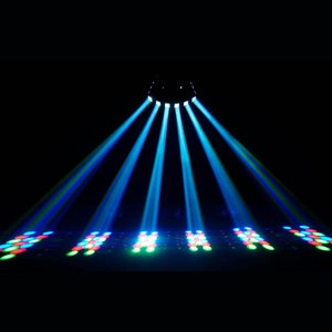 CHAUVET DJ Derby X DMX-512 Multi-Colored LED RGB Strobe Light DJ Lighting Effect - TRAPSKI