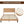 MUSEHOMEINC Solid Wood Mid Century Modern Rustic Platform Bed Frame, Pine, Full