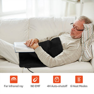 UTK 24 x 16 Inch Far Infrared Heating Pad for Pain Relief with Smart Controller