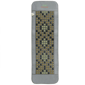 UTK 24" x 70" Tourmaline Stone Infrared Pain Relief Heating Mat w/ Remote, Gray