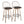 Riley - Industrial / Urban Fixed Height Barstool With Swivel With Removable Cushion (Set of 2)