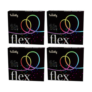 Twinkly Flex App-Controlled Flexible Light Tube RGB 16 Mil Colors 6.5' (4 Pack) - TRAPSKI