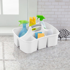 Sterilite Divided Storage Ultra Caddy with 4 Compartments and Handles (18 Pack)