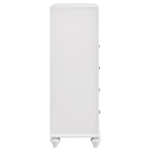 Randall - 5 Drawer Chest - White