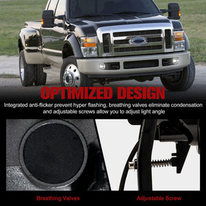 Fieryred LED Fog Light, Compatible with F250, F350, and F450, Front Placement