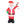 Occasions 7' Inflatable Swirling Lights Santa with Candy Cane Yard Decoration