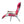 Ostrich The Altitude 3N1 High Back Outdoor Beach Lounge Chair w/Footrest, Pink