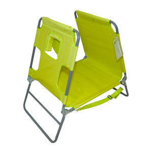 Ostrich The Original Chaise Lounge Facedown Beach Pool Tanning Chair, Lime Green