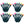 Home Heritage 33' Wrapped Dome Holiday Lights, App Control, 100 RGB LEDs, 4 Pack