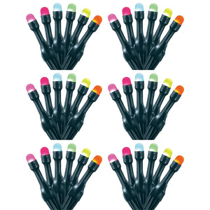 Home Heritage 33' Wrapped Dome Holiday Lights, App Control, 100 RGB LEDs, 6 Pack