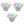 Home Heritage 7' Icicle Style Holiday Lights, App Controlled, 50 RGB LEDs 3 Pack