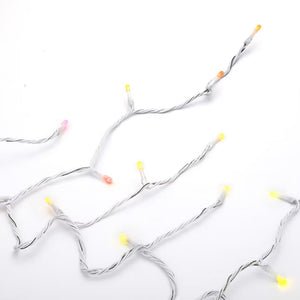 Home Heritage 7' Icicle Style Holiday Lights, App Controlled, 50 RGB LEDs 4 Pack