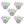 Home Heritage 7' Icicle Style Holiday Lights, App Controlled, 50 RGB LEDs 5 Pack