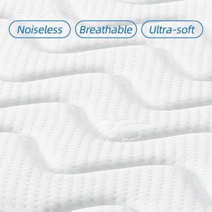 BIKAHOM Bi-Comfer 14 Inch Inflatable Mattress with Built In Air Pump, Full Size