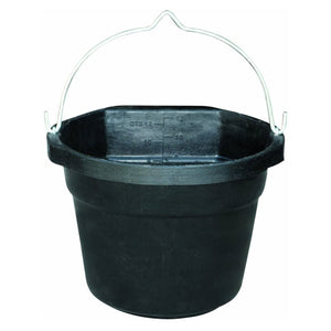 Farm Innovators FB 80R Rubber 3 Gallon Flat Back Heated Bucket 70 Watt (3 Pack)