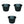 Farm Innovators FB 80R Rubber 3 Gallon Flat Back Heated Bucket 70 Watt (3 Pack)