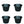 Farm Innovators FB 80R Rubber 3 Gallon Flat Back Heated Bucket 70 Watt (4 Pack) - TRAPSKI