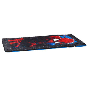 Exxel Marvel Spiderman Youth Sized Camping Set with Sleeping Bag and Backpack