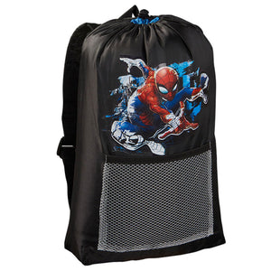 Exxel Marvel Spiderman Youth Sized Camping Set with Sleeping Bag and Backpack