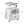 EROMMY Swivel Top Adjustable Height Bedside End Table w/Storage Drawers, White