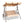 GOLDSUN 3 Person Swing Hammock w/Utility Tray, Removable Cushion & Canopy, Beige