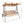 GOLDSUN 3 Person Swing Hammock w/Utility Tray, Removable Cushion & Canopy, Beige