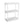 Gracious Living Knect A Shelf 3 Shelf Interlocking Organizers, White (3 Pack)