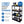 Gracious Living 4 Shelf Knect A Shelf Ventilated Storage Unit, Black, 3 Pack