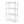 Gracious Living 4 Shelf Knect-A-Shelf Fixed Height Light Duty Storage Unit,White
