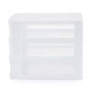 Gracious Living Deluxe 3 Drawer Storage Desktop & Countertop Organizer (2 Pack)