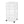Gracious Living Resin Clear 4 Drawer Storage Chest System with Casters, White