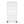 Gracious Living Resin Clear 4 Drawer Storage Chest System with Casters, White