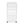 Gracious Living Resin Clear 4 Drawer Storage Chest System with Casters, White