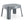 Gracious Living 9.5-Inch Plastic 1 Step Portable Home & Kitchen Stool, Gray