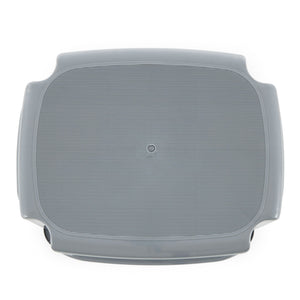 Gracious Living 9.5-Inch Plastic 1 Step Portable Home & Kitchen Stool, Gray