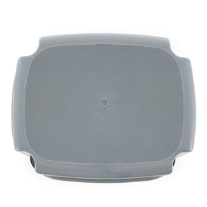 Gracious Living 9.5-Inch Plastic 1 Step Portable Home & Kitchen Stool, Gray