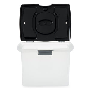 Gracious Living Stackable File Storage Caddy with Accessory Compartment (3 Pack)