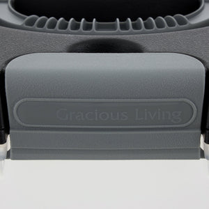 Gracious Living Stackable File Storage Caddy with Accessory Compartment (2 Pack)