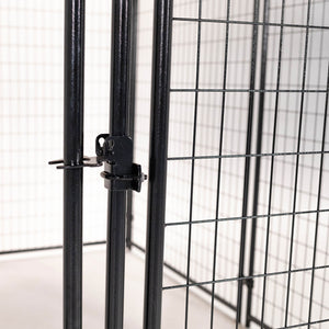 Lucky Dog STAY Series 8 x 8 x 6 Foot Roofed Steel Frame Executive Dog Kennel - TRAPSKI