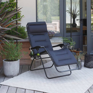 Lafuma R-Clip Batyline Relaxation Zero Gravity Lounge Recliner Chair, Acier - TRAPSKI