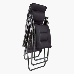 Lafuma R-Clip XL Relaxation Zero Gravity Lounge Recliner Chair, Acier