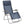 Lafuma RSXA Clip XL Bayline Relaxation Steel Folding Patio Recliner Chair, Ocean