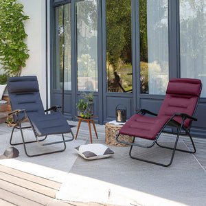 Lafuma R-Clip Batyline Iso Relaxation Zero Gravity Lounge Recliner Chair, Navy