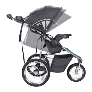 Baby Trend Pathway 35 Jogger Infant Baby Jogger Stroller Travel System, Teal