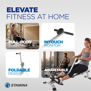 Stamina Products 35-0123 Inmotion Foldable Rowing Full Cardio Exercise Machine