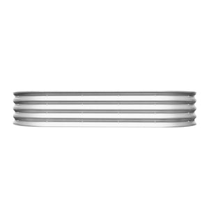 Heavy Duty Galvanized Raised Garden Bed Kit For Vegetables, Flowers & Herbs