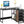 L-Shaped Computer Desk With Drawers And Shelves, Workstation For Home Office
