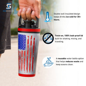 26oz Ice Shaker - 4D American Flag