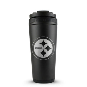 Officially Licensed Pittsburgh Steelers 26oz Ice Shaker - Black