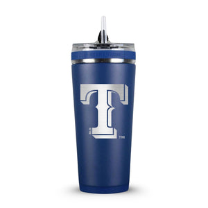 Officially Licensed Texas Rangers 26oz Flex Bottle - TRAPSKI